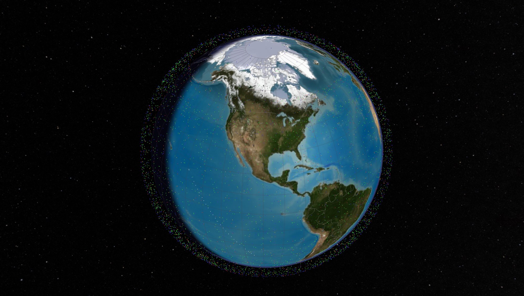 View live Starlink satellite position map